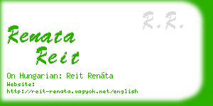 renata reit business card